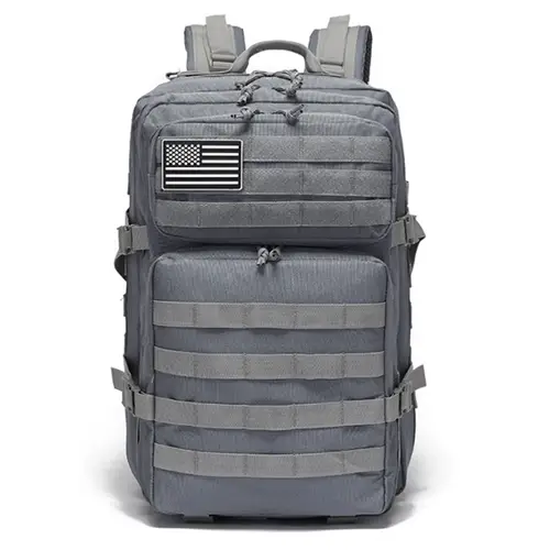 Large Tactical MOLLE Backpack with Customizable Logo